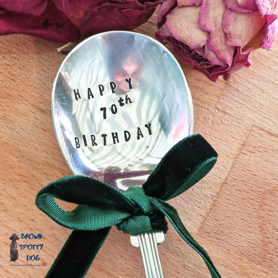 'Happy 80th Birthday' Prosecco Spoon