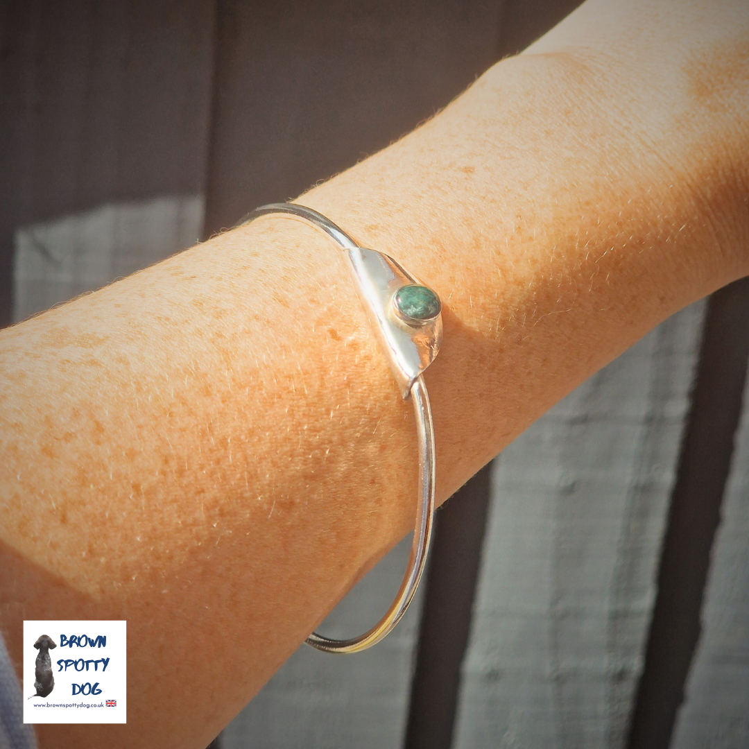 The 'Moss Agate' Bangle