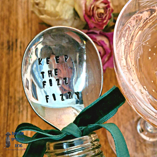 'Keep the Fizz Fizzy' Prosecco Spoon