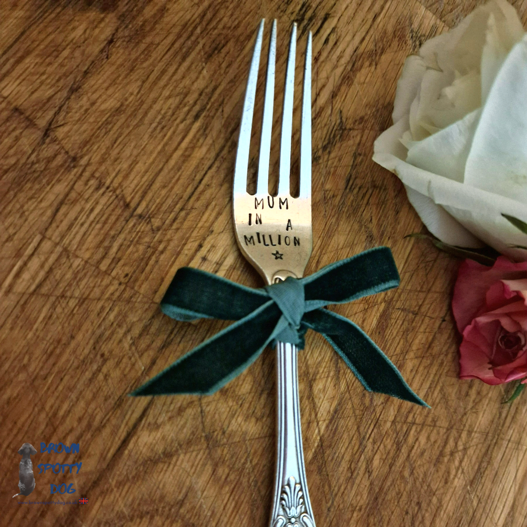 Personalise Your Own Cake Fork - 4 Tines