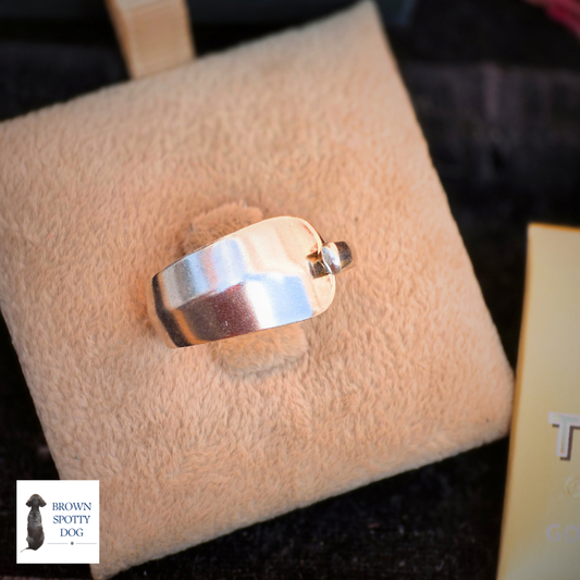 Sheffield 1943 Antique Silver Spoon Ring, complete with Change of Use Certification - A1284