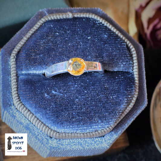 Sheffield 1918 Antique Silver Spoon Ring, complete with Change of Use Certification - A1063