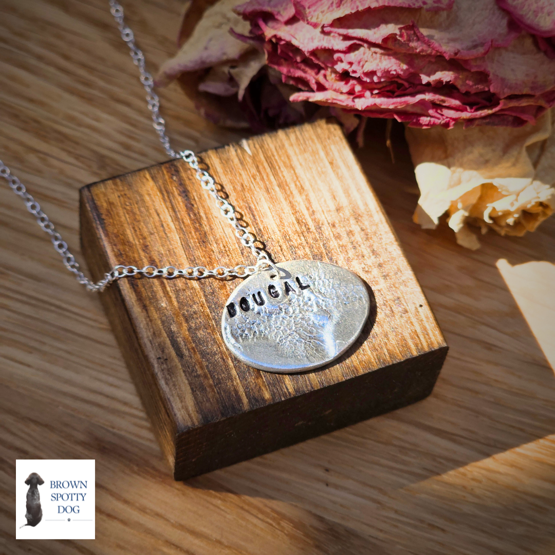 Silver Imprint Necklace