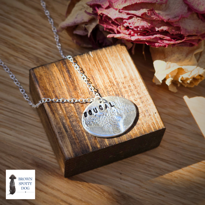Silver Imprint Necklace