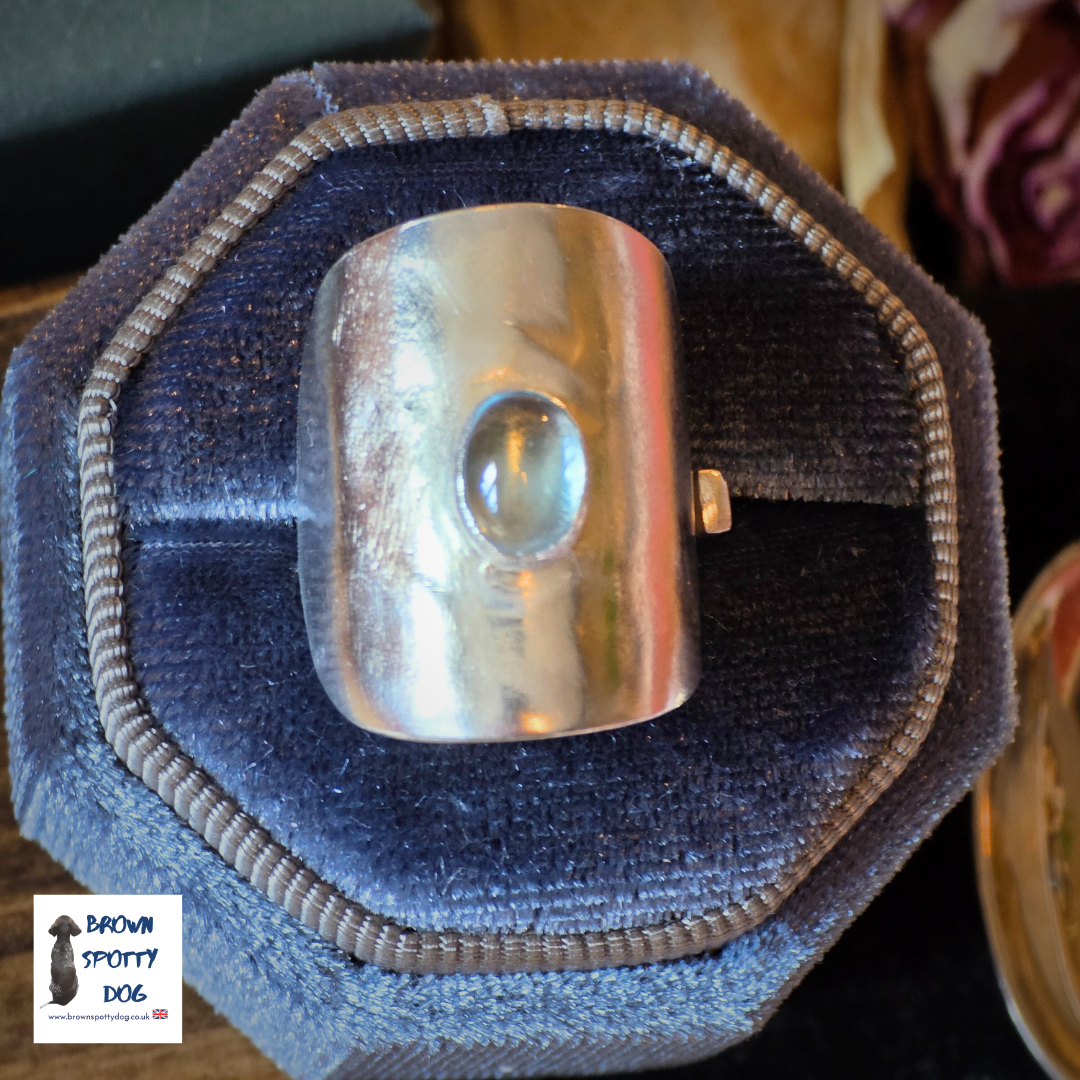 Sheffield 1918 Antique Silver Spoon Ring, complete with Change of Use Certification - A1050