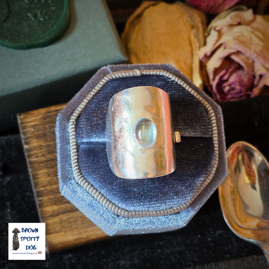 Sheffield 1918 Antique Silver Spoon Ring, complete with Change of Use Certification - A1050