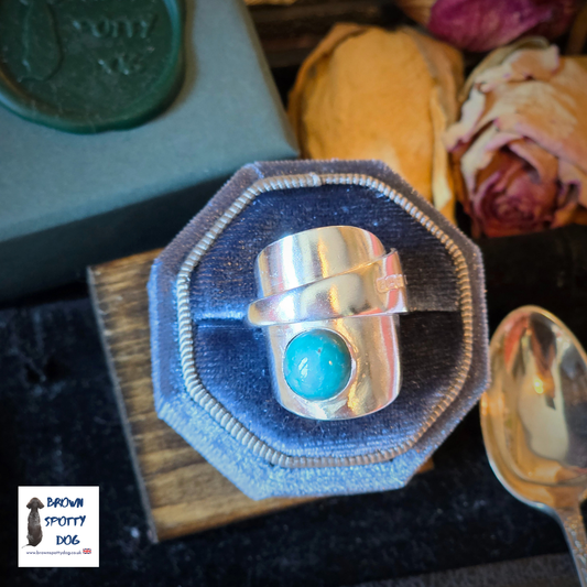 Sheffield 1904 Antique Silver Spoon Ring, complete with Change of Use Certification - A1069