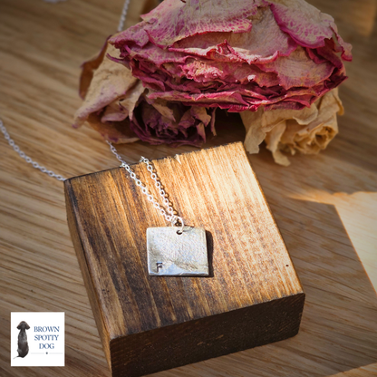 Silver Imprint Necklace