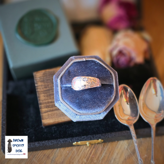 Sheffield 1902 Antique Silver Spoon Ring, complete with Change of Use Certification - A1057