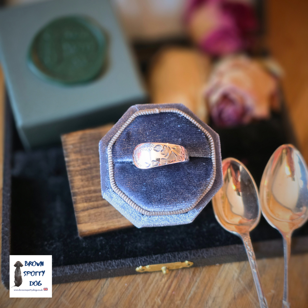 Sheffield 1902 Antique Silver Spoon Ring, complete with Change of Use Certification - A1188