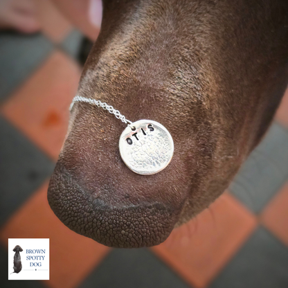 Silver Imprint Necklace