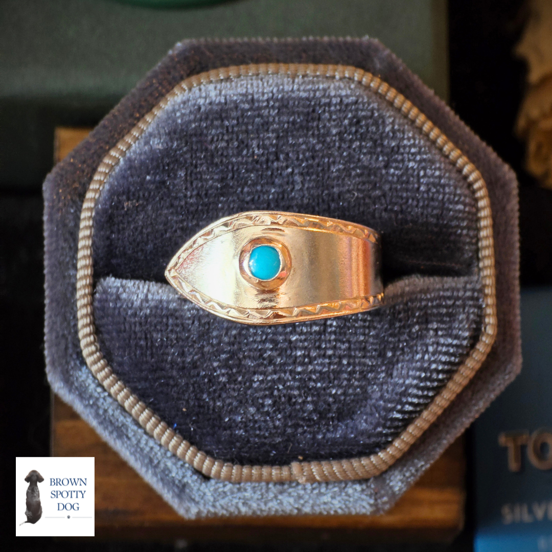 Exeter 1880 Antique Silver Spoon Ring, complete with Change of Use Certification - A1194