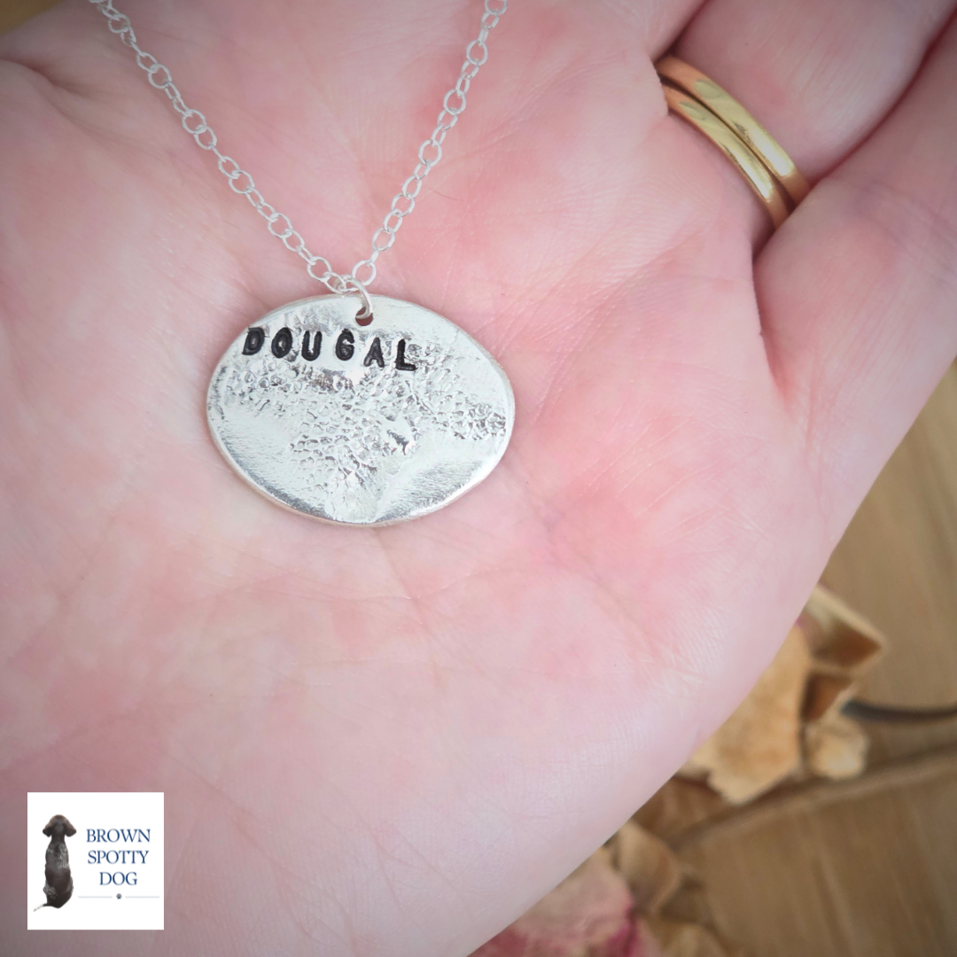 Silver Imprint Necklace