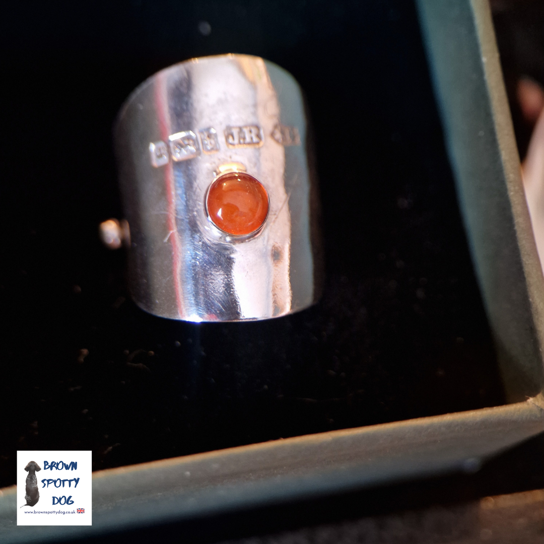 Sheffield 1926 Antique Silver Spoon Ring complete with Change of Use Certification - A1036