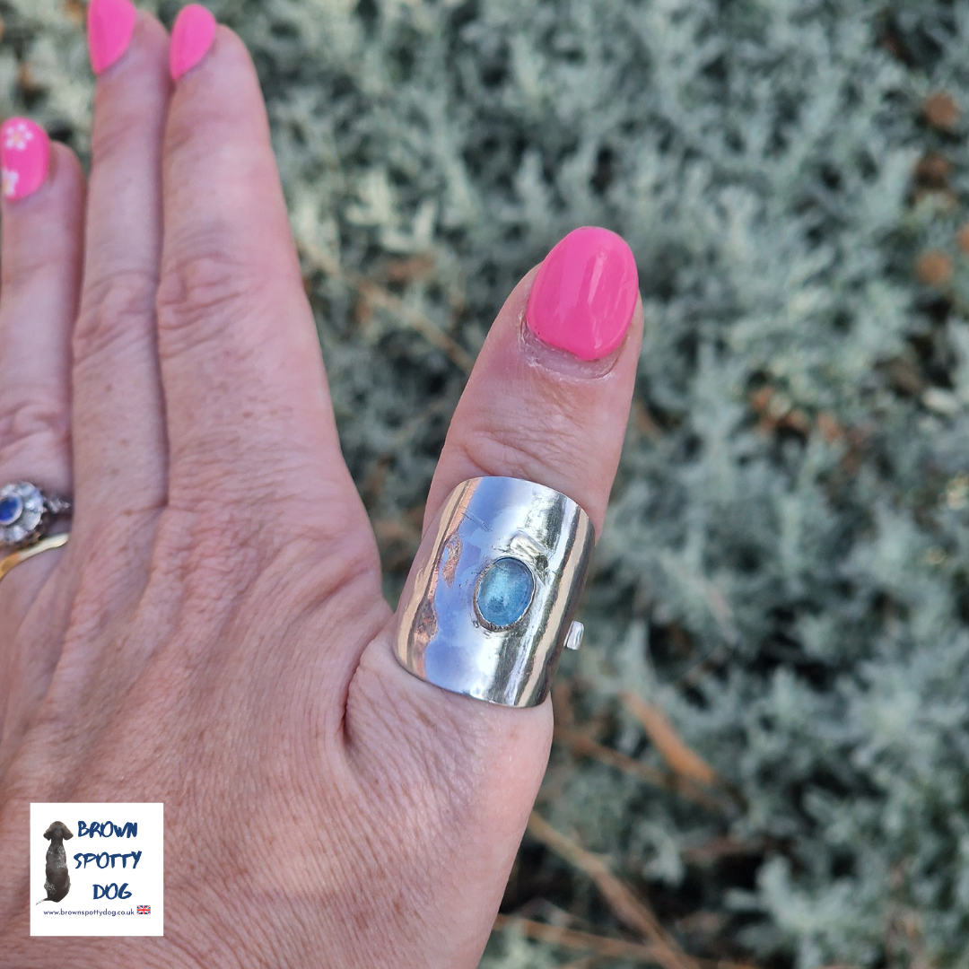 Sheffield 1918 Antique Silver Spoon Ring, complete with Change of Use Certification - A1050