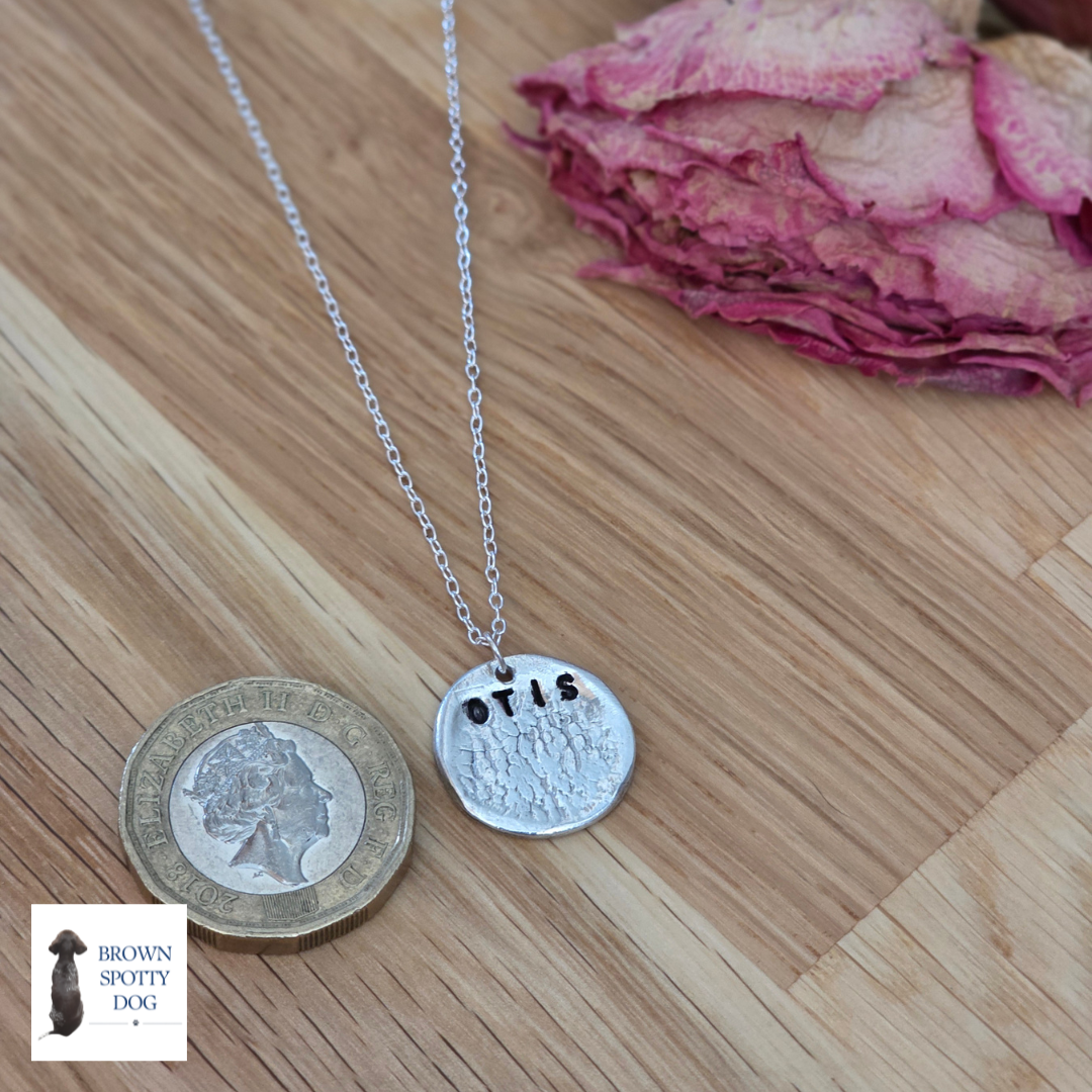 Silver Imprint Necklace