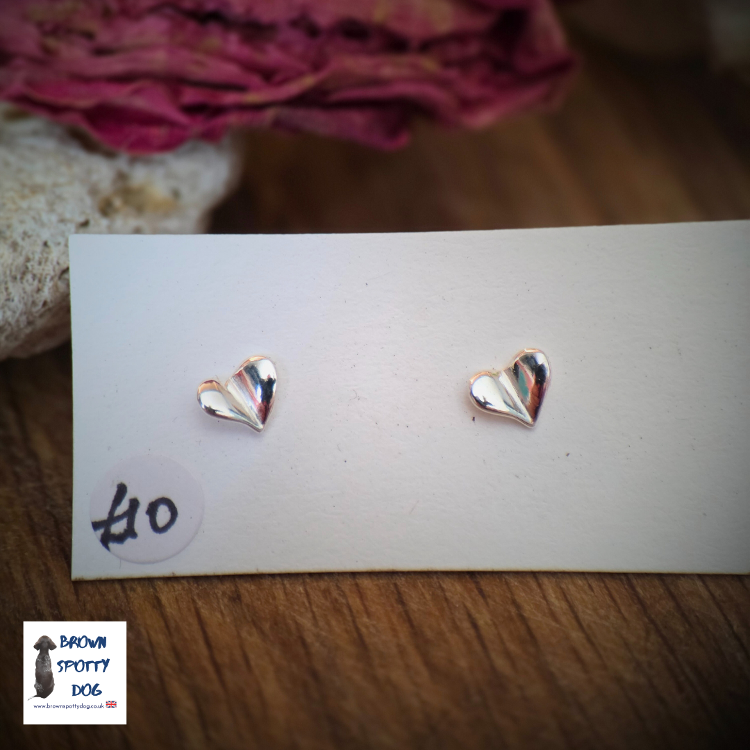 £10 Recycled Silver .925 Stud Earrings