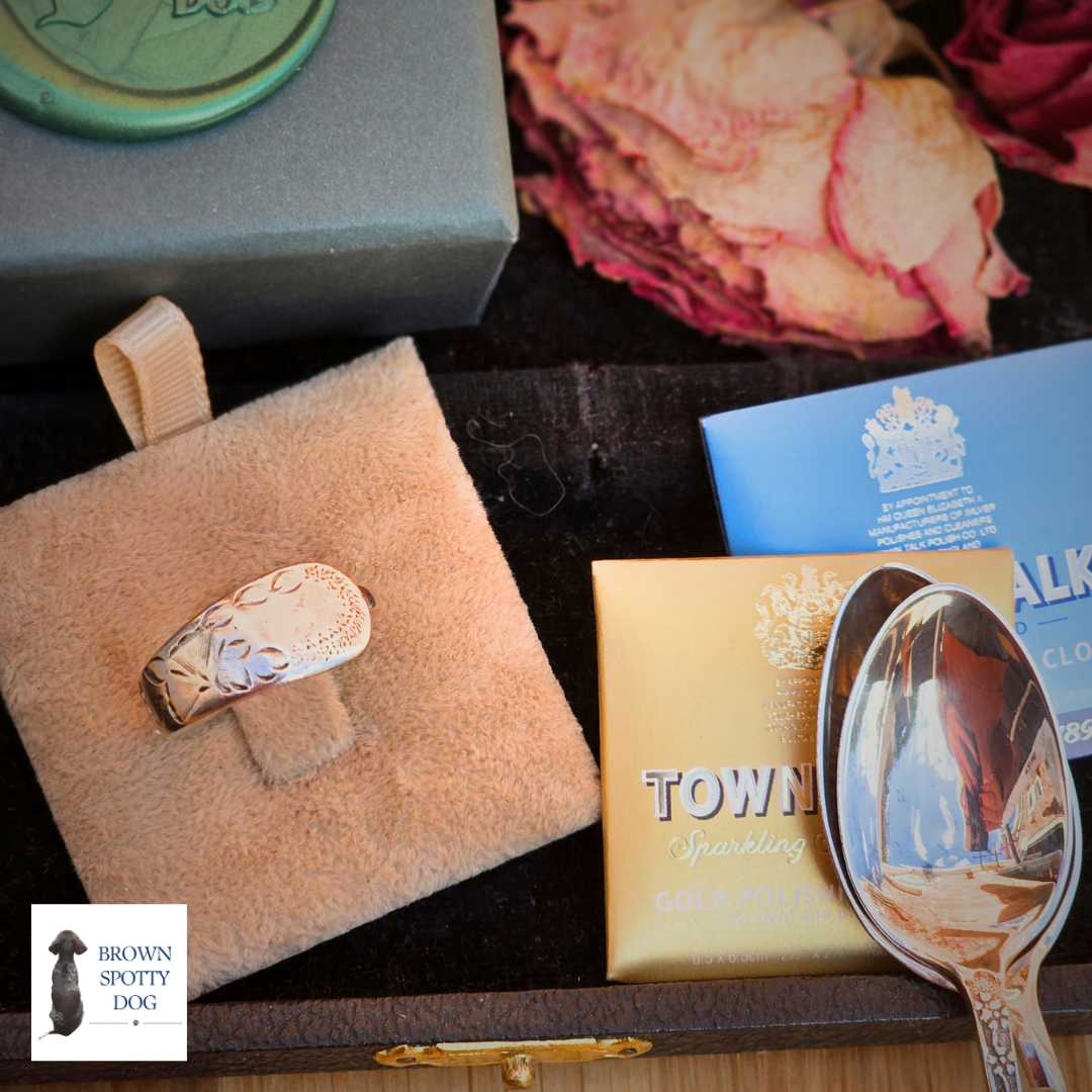 Sheffield 1902 Antique Silver Spoon Ring, complete with Change of Use Certification A1620