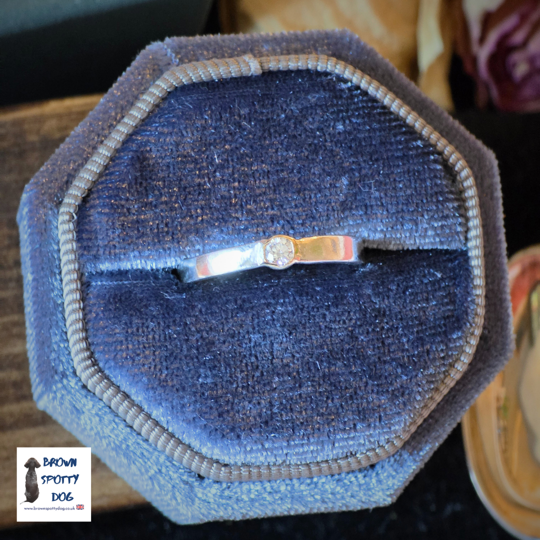 Birmingham 1927 Antique Silver Spoon Ring, complete with Change of Use Certification - A1052