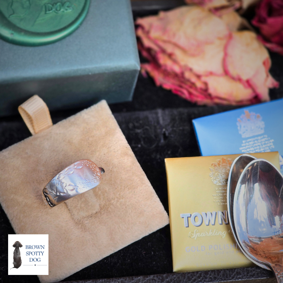Sheffield 1904 Antique Silver Spoon Ring, complete with Change of Use Certification - A1280