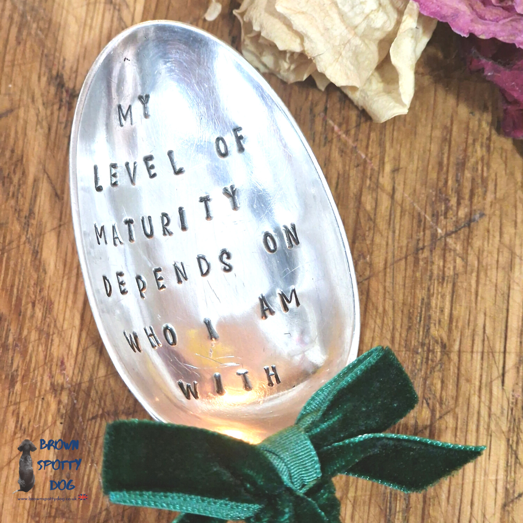 'My Level of Maturity Depends on who I am with' Spoon