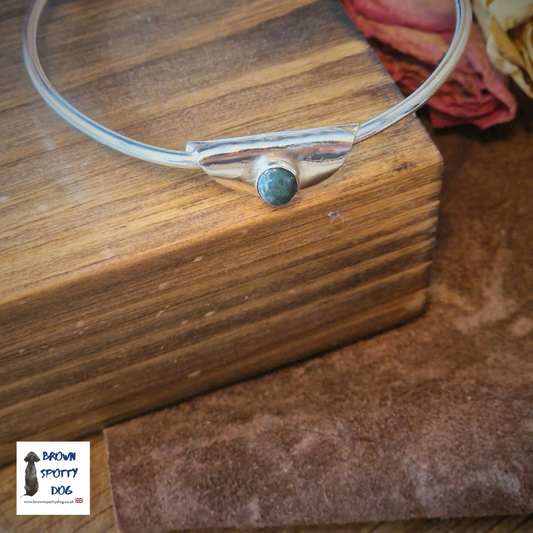 The 'Moss Agate' Bangle