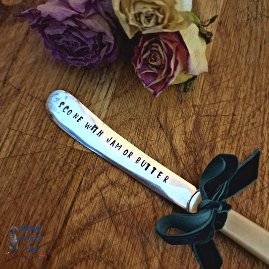'Scone with Jam or Butter' Butter Knife