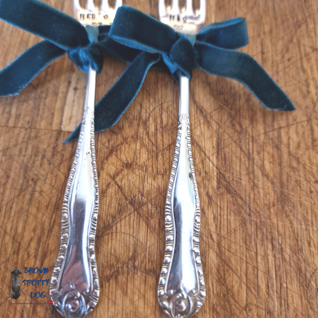 Another "His & Her's" Cake Fork Gift Set