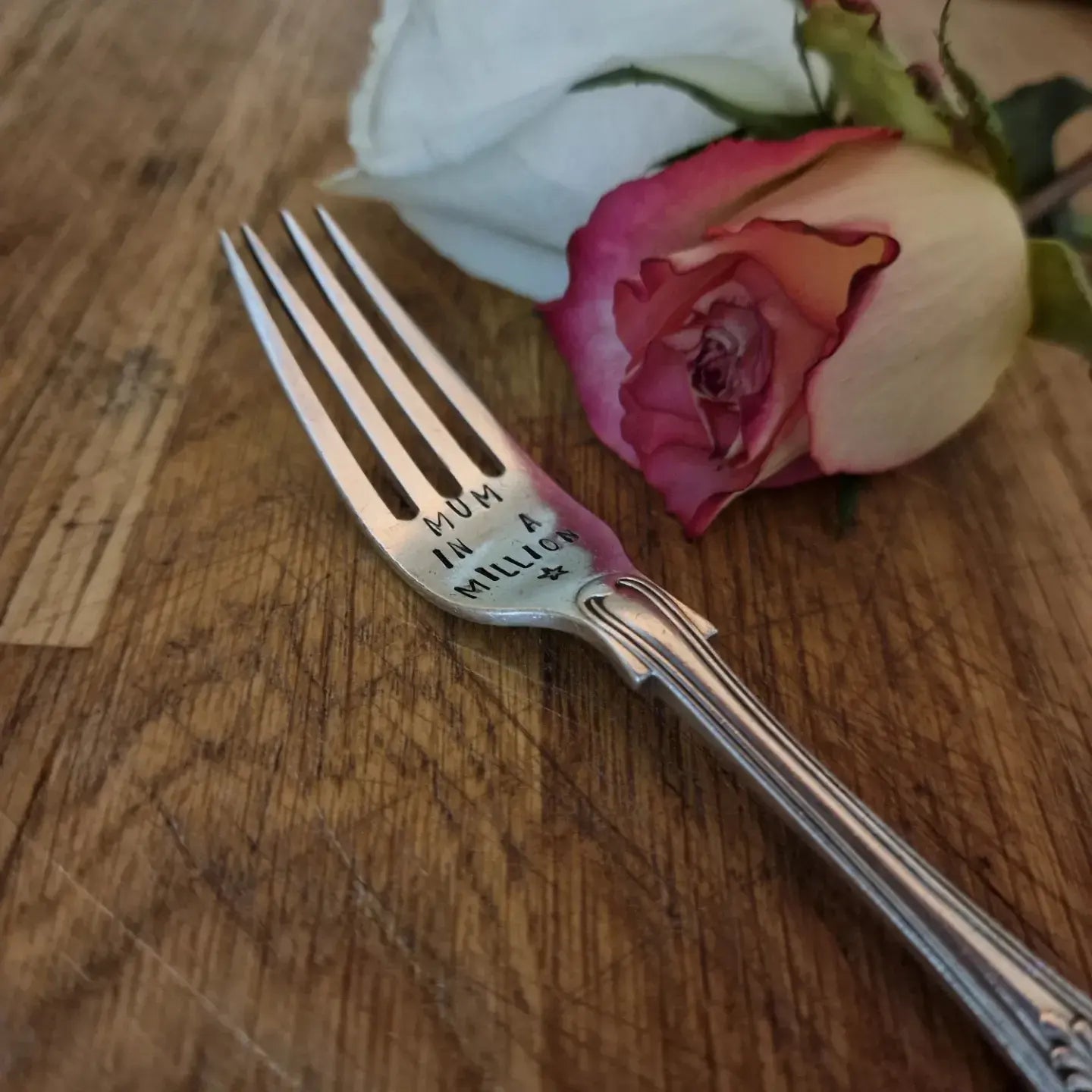 'Mum in a Million' Vintage Cake Fork